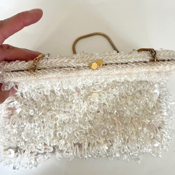Vintage Glass Beaded Evening Bag - Picture 4 of 5